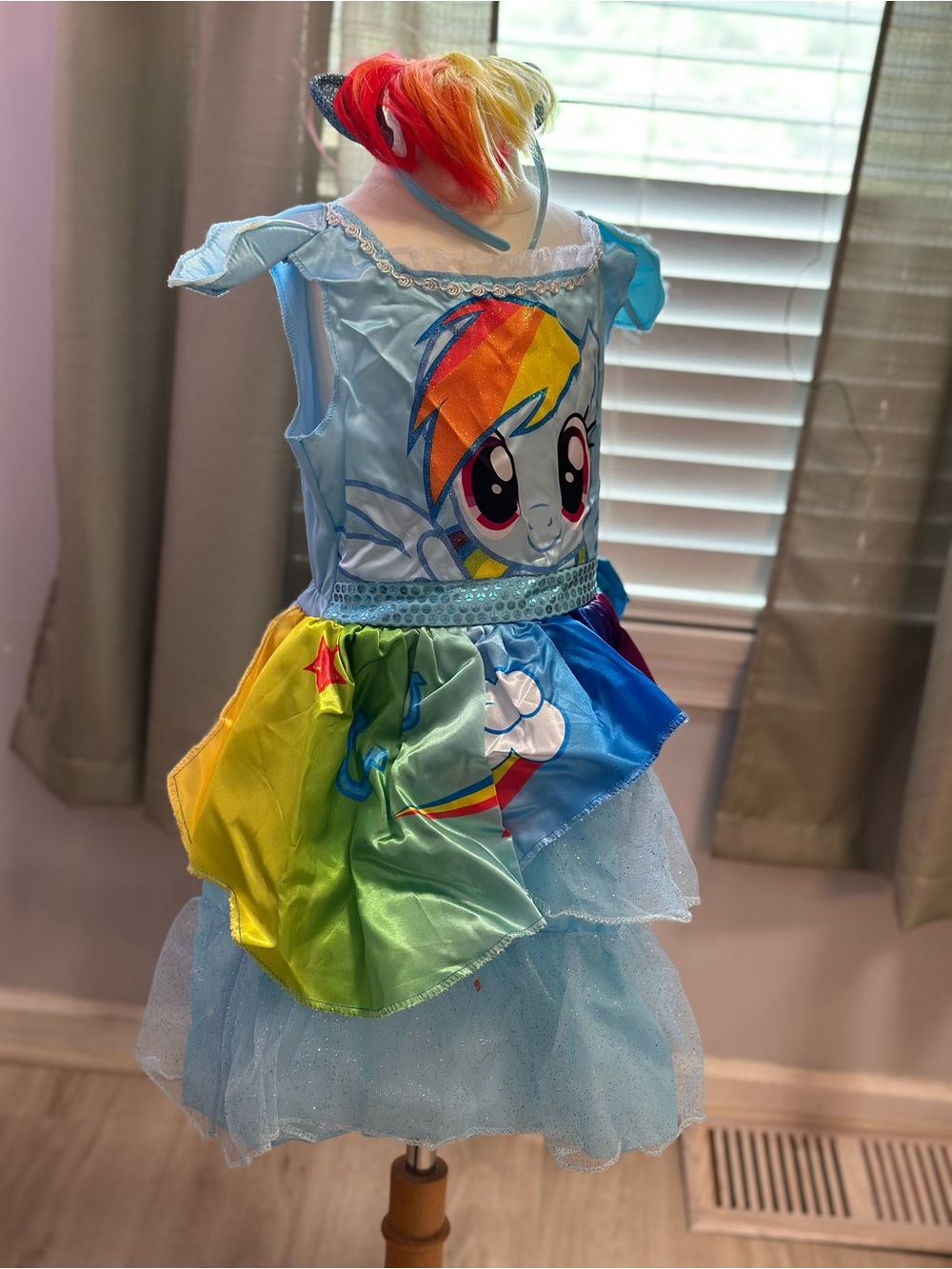 My Little Pony Rainbow Dash Halloween Costume Girls XS 3T 4T